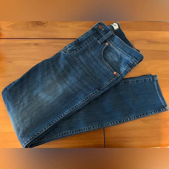 Madewell 10" High-Rise Skinny Jeans in Danny Wash: TENCEL Denim. Size 27. - Picture 7 of 11